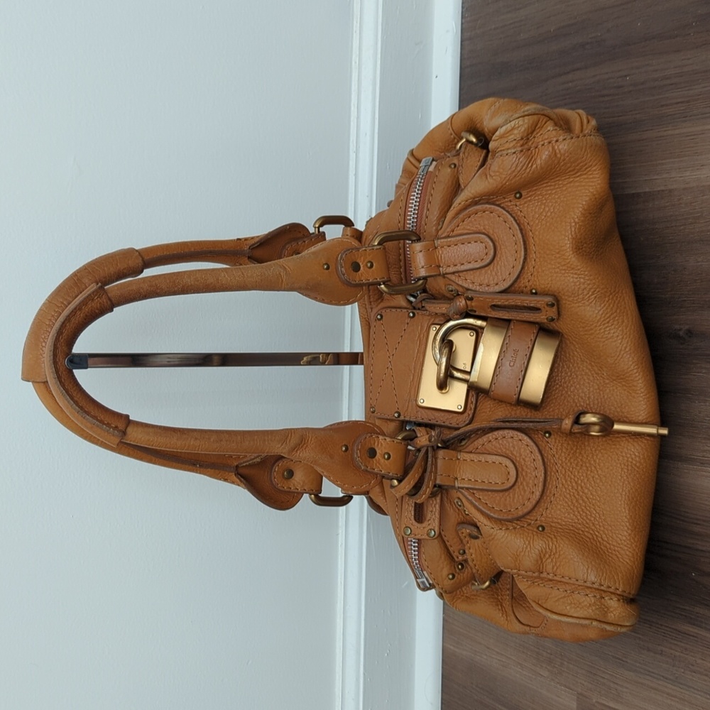 Chloe Paddington with lock shoulder bag